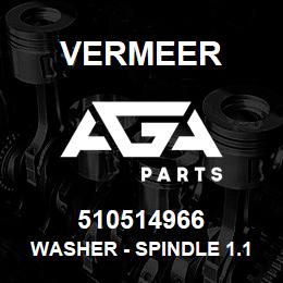 510514966 Vermeer WASHER - SPINDLE 1.12 X 1.75 - .14 PLN | AGA Parts