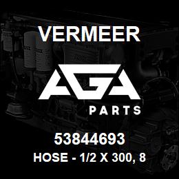 53844693 Vermeer HOSE - 1/2 X 300, 8 FS JIC 3000 PSI | AGA Parts