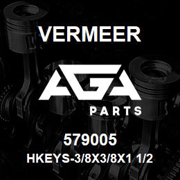 579005 Vermeer HKEYS-3/8X3/8X1 1/2 | AGA Parts