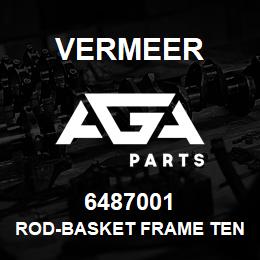 6487001 Vermeer ROD-BASKET FRAME TENSION | AGA Parts
