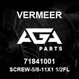 71841001 Vermeer SCREW-5/8-11X1 1/2FLHD SOCK CP | AGA Parts