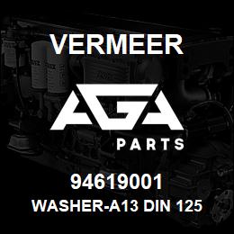 94619001 Vermeer WASHER-A13 DIN 125 | AGA Parts
