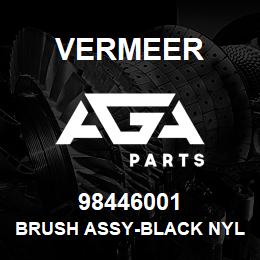 98446001 Vermeer BRUSH ASSY-BLACK NYLON | AGA Parts