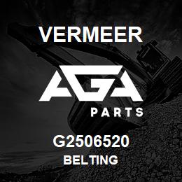 G2506520 Vermeer BELTING | AGA Parts