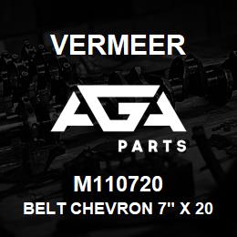 M110720 Vermeer BELT CHEVRON 7" X 20' | AGA Parts