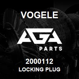 2000112 Vogele LOCKING PLUG | AGA Parts