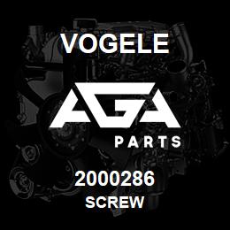 2000286 Vogele SCREW | AGA Parts