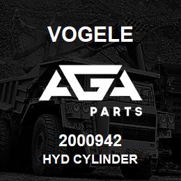 2000942 Vogele HYD CYLINDER | AGA Parts