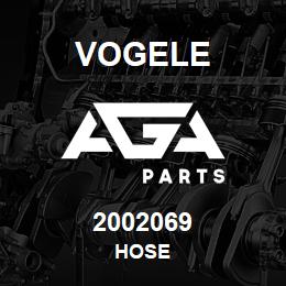 2002069 Vogele HOSE | AGA Parts