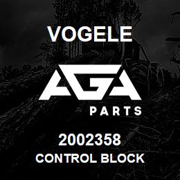 2002358 Vogele CONTROL BLOCK | AGA Parts