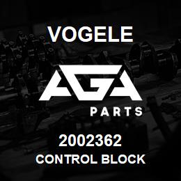 2002362 Vogele CONTROL BLOCK | AGA Parts
