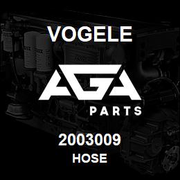 2003009 Vogele HOSE | AGA Parts