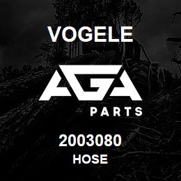 2003080 Vogele HOSE | AGA Parts