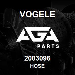 2003096 Vogele HOSE | AGA Parts