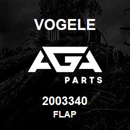 2003340 Vogele FLAP | AGA Parts