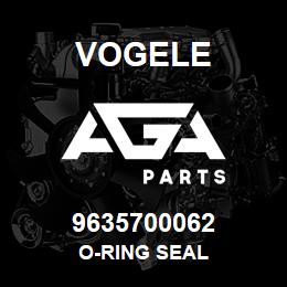 9635700062 Vogele O-RING SEAL | AGA Parts
