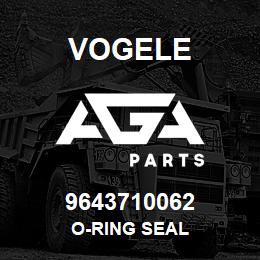 9643710062 Vogele O-RING SEAL | AGA Parts
