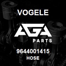 9644001415 Vogele HOSE | AGA Parts