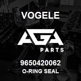 9650420062 Vogele O-RING SEAL | AGA Parts