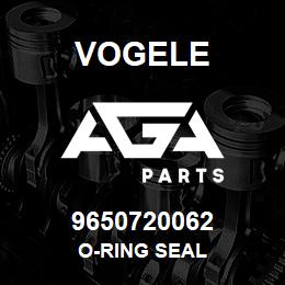 9650720062 Vogele O-RING SEAL | AGA Parts
