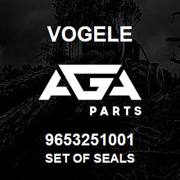 9653251001 Vogele SET OF SEALS | AGA Parts