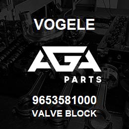 9653581000 Vogele VALVE BLOCK | AGA Parts