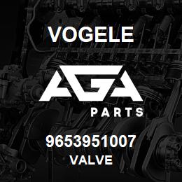 9653951007 Vogele VALVE | AGA Parts