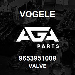 9653951008 Vogele VALVE | AGA Parts