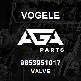 9653951017 Vogele VALVE | AGA Parts