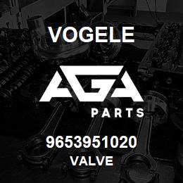 9653951020 Vogele VALVE | AGA Parts