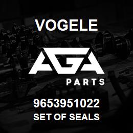 9653951022 Vogele SET OF SEALS | AGA Parts