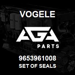9653961008 Vogele SET OF SEALS | AGA Parts