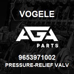 9653971002 Vogele PRESSURE-RELIEF VALVE | AGA Parts