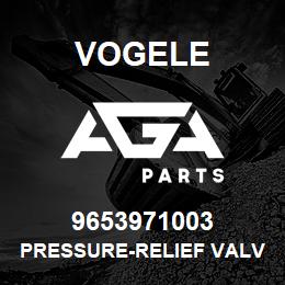 9653971003 Vogele PRESSURE-RELIEF VALVE | AGA Parts
