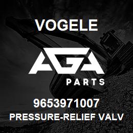 9653971007 Vogele PRESSURE-RELIEF VALVE | AGA Parts