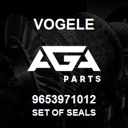9653971012 Vogele SET OF SEALS | AGA Parts