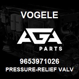 9653971026 Vogele PRESSURE-RELIEF VALVE | AGA Parts