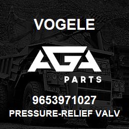 9653971027 Vogele PRESSURE-RELIEF VALVE | AGA Parts
