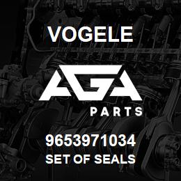 9653971034 Vogele SET OF SEALS | AGA Parts
