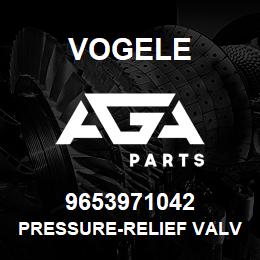 9653971042 Vogele PRESSURE-RELIEF VALVE | AGA Parts