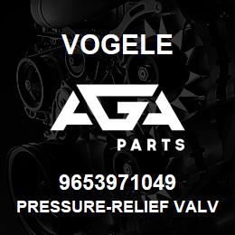 9653971049 Vogele PRESSURE-RELIEF VALVE | AGA Parts