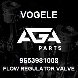 9653981008 Vogele FLOW REGULATOR VALVE | AGA Parts