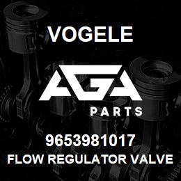 9653981017 Vogele FLOW REGULATOR VALVE | AGA Parts