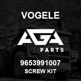 9653991007 Vogele SCREW KIT | AGA Parts