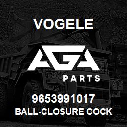 9653991017 Vogele BALL-CLOSURE COCK | AGA Parts