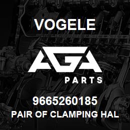 9665260185 Vogele PAIR OF CLAMPING HALVES | AGA Parts