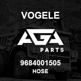 9684001505 Vogele HOSE | AGA Parts