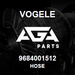 9684001512 Vogele HOSE | AGA Parts
