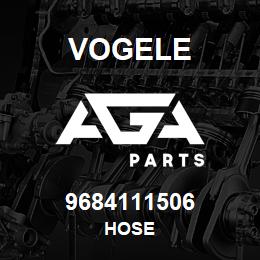 9684111506 Vogele HOSE | AGA Parts