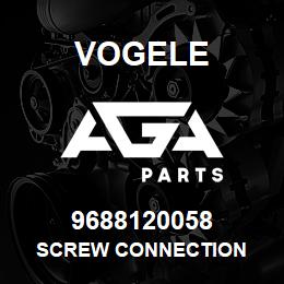 9688120058 Vogele SCREW CONNECTION | AGA Parts